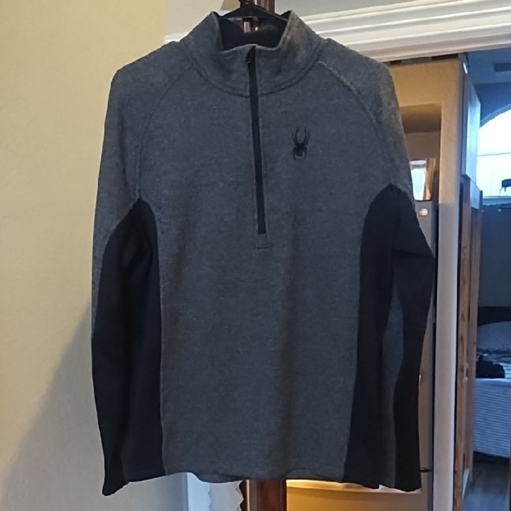 Spyder Black and Gray Pullover